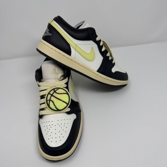 Nike Air Jordan 1 Low SE 85 Kill League Anthracite Luminous Green Sail W-6.5 NWT - Picture 9 of 11